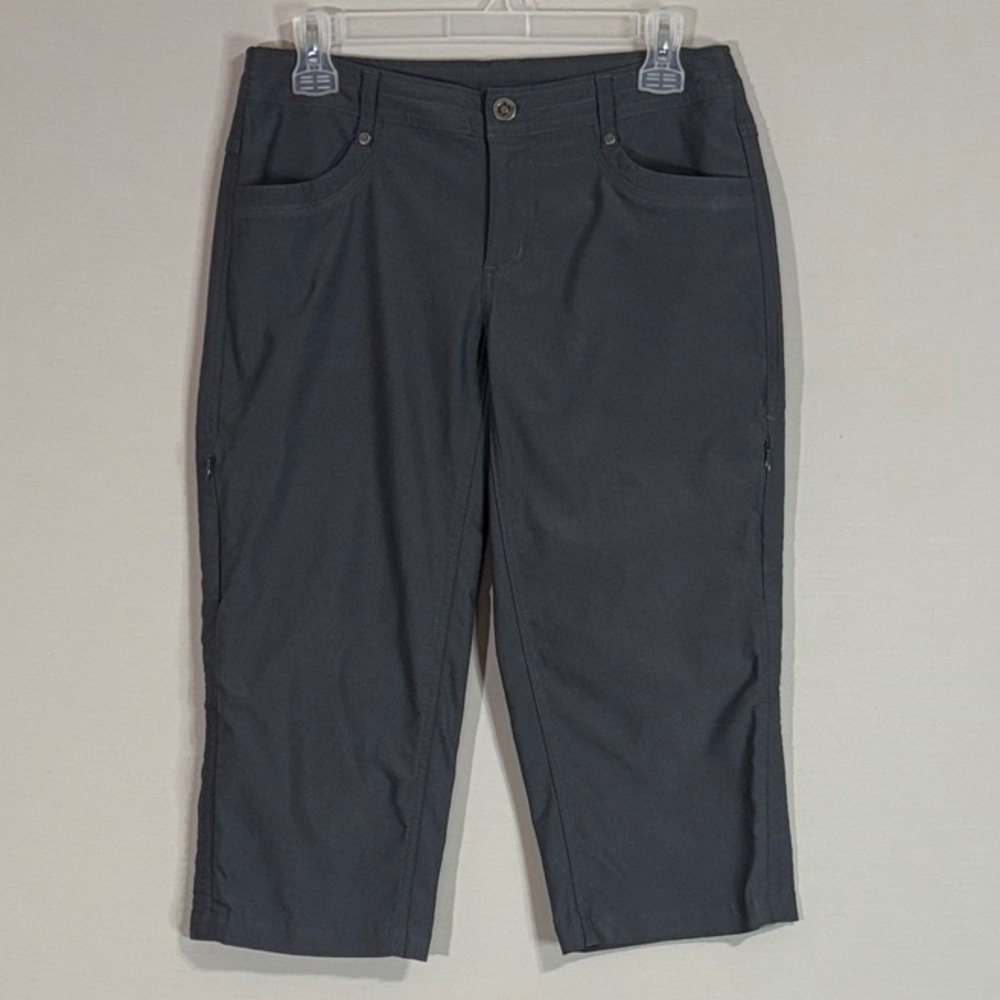 KÜHL Gray Hiking Capri Pants Size 6 Style 6236 Stretch Outdoor Travel